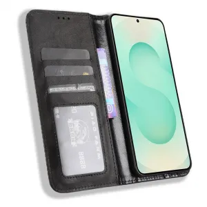 BUSINESS Peňaženkové puzdro pre Samsung Galaxy S25 Edge čierne