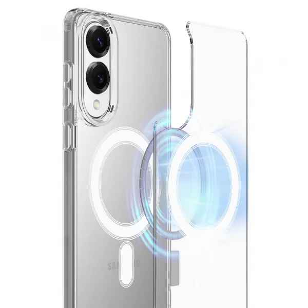 TRANSPARENT MAGSAFE Kryt pre Samsung Galaxy S25 Edge priehľadný