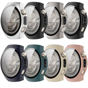 PC FULL COVER Plastový kryt so sklom pre Huawei Watch 5 46mm IVORY