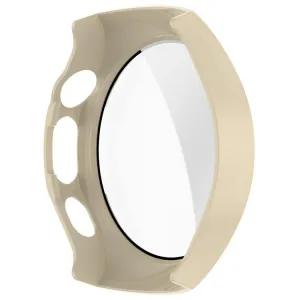 PC FULL COVER Plastový kryt so sklom pre Huawei Watch 5 46mm IVORY
