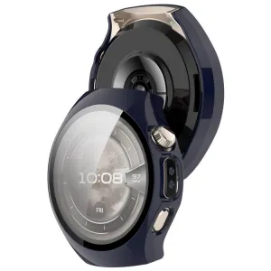 PC FULL COVER Plastový kryt so sklom pre Huawei Watch 5 42mm INK BLUE