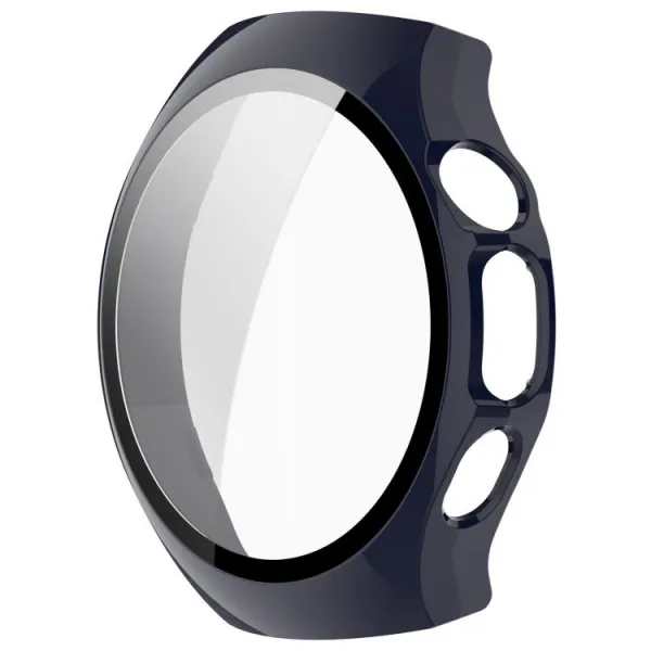 PC FULL COVER Plastový kryt so sklom pre Huawei Watch 5 42mm INK BLUE