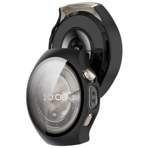 PC FULL COVER Plastový kryt so sklom pre Huawei Watch 5 42mm čierny