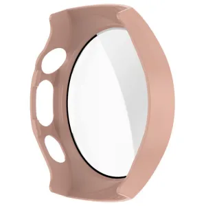 PC FULL COVER Plastový kryt so sklom pre Huawei Watch 5 46mm ružový
