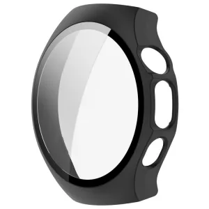 PC FULL COVER Plastový kryt so sklom pre Huawei Watch 5 42mm čierny