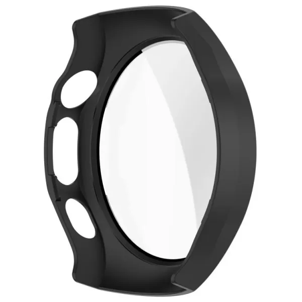 PC FULL COVER Plastový kryt so sklom pre Huawei Watch 5 42mm čierny