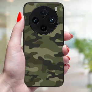 MY ART Ochranný kryt pre Vivo X100 Pro 5G GREEN CAMO (235)