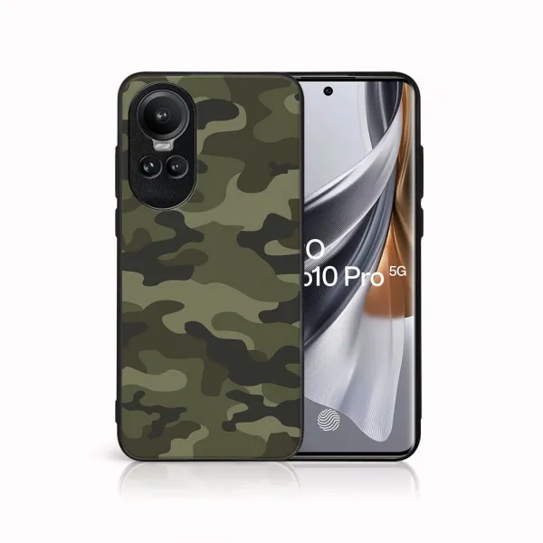 MY ART Ochranný kryt pre Oppo Reno10 5G / Reno10 Pro 5G GREEN CAMO (235)