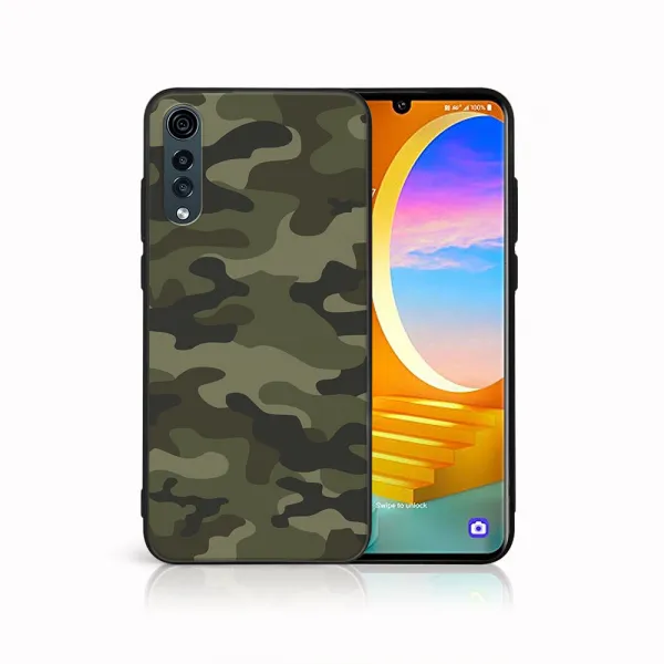 MY ART Ochranný kryt pre LG Velvet GREEN CAMO (235)