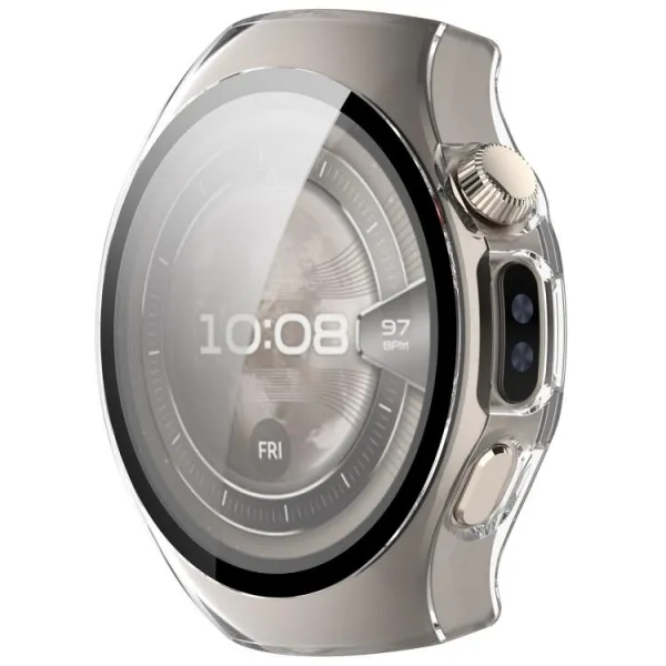 PC FULL COVER Plastový kryt so sklom pre Huawei Watch 5 42mm priehľadný