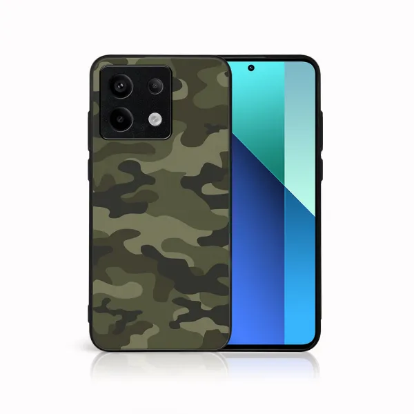MY ART Ochranný kryt pre Xiaomi Redmi Note 13 Pro 5G GREEN CAMO (235)