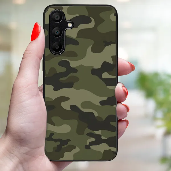 MY ART Ochranný kryt pre Samsung Galaxy A15 GREEN CAMO (235)