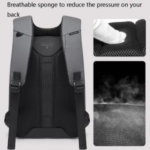 BANGE BG-22188 Batoh na laptop s uhlopriečkou do 16" šedý