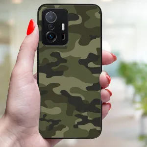 MY ART Ochranný kryt pre Xiaomi 11T / 11T Pro GREEN CAMO (235)