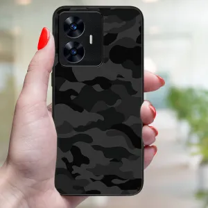 MY ART Ochranný kryt pre Realme C55 BLACK CAMO (234)