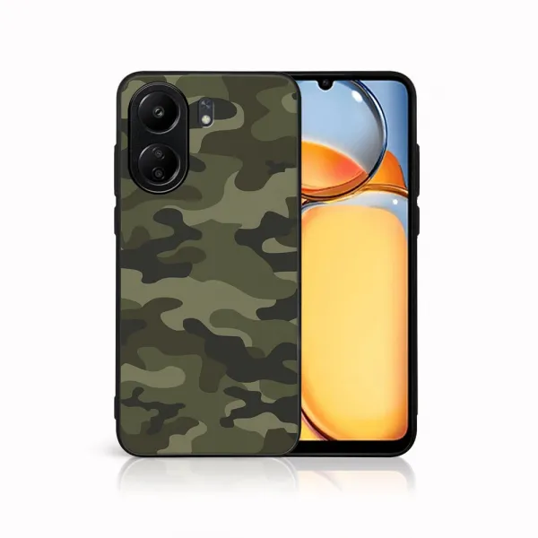 MY ART Ochranný kryt pre Xiaomi Redmi 13C GREEN CAMO (235)