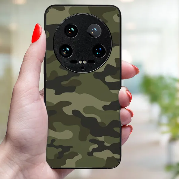 MY ART Ochranný kryt pre Xiaomi 14 Ultra GREEN CAMO (235)