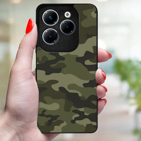 MY ART Ochranný kryt pre Infinix Hot 40 / Hot 40 Pro GREEN CAMO (235)