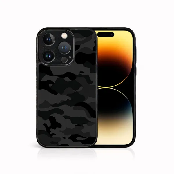 MY ART Ochranný kryt pre Apple iPhone 15 Pro BLACK CAMO (234)