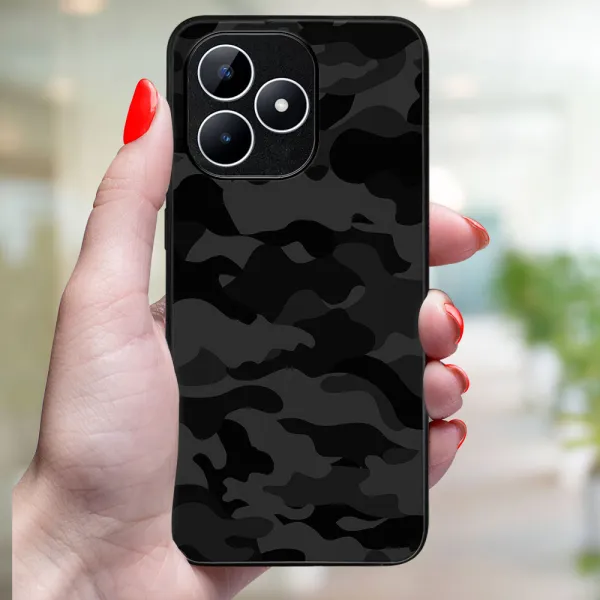 MY ART Ochranný kryt pre Realme Note 50 BLACK CAMO (234)