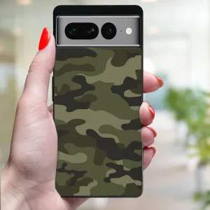 MY ART Ochranný kryt pre Google Pixel 7 Pro GREEN CAMO (235)