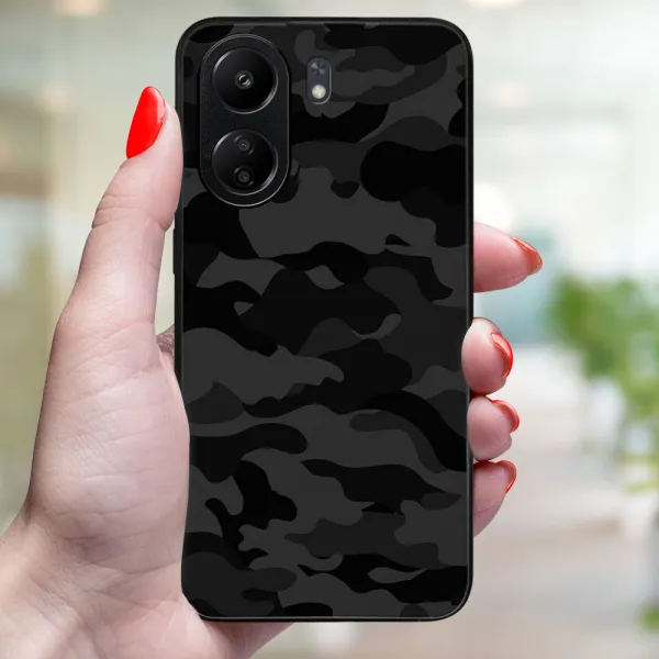 MY ART Ochranný kryt pre Xiaomi Redmi 13C BLACK CAMO (234)