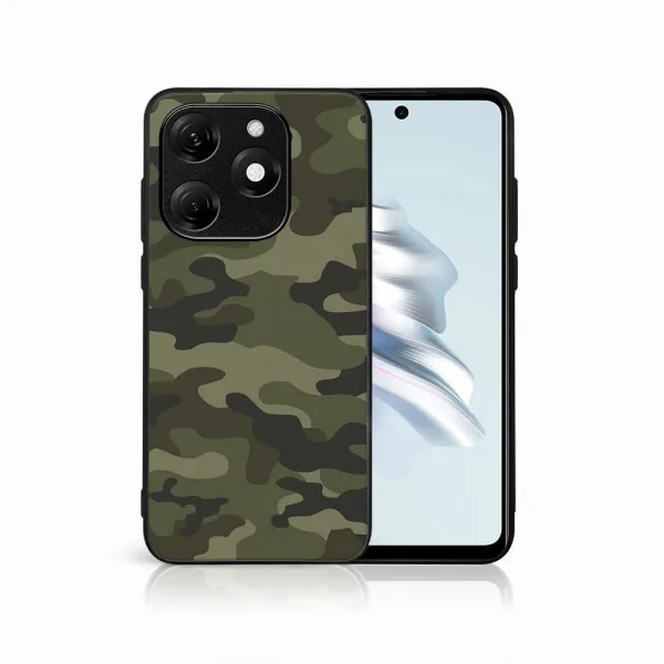 MY ART Ochranný kryt pre Tecno Spark 20 GREEN CAMO (235)