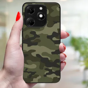 MY ART Ochranný kryt pre Tecno Spark 20 GREEN CAMO (235)