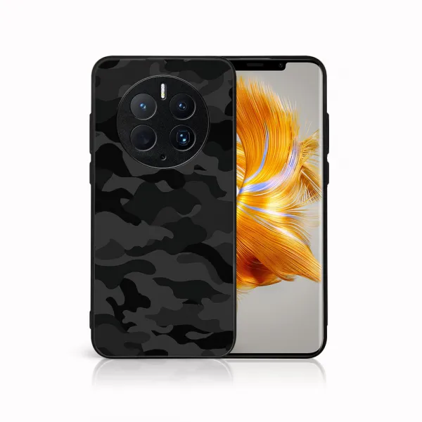 MY ART Ochranný kryt pre Huawei Mate 50 Pro BLACK CAMO (234)