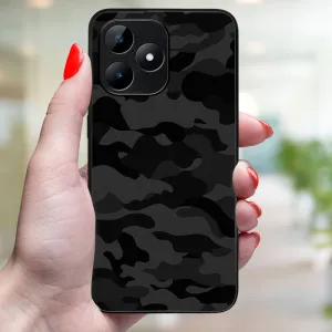 MY ART Ochranný kryt pre Realme C51 BLACK CAMO (234)