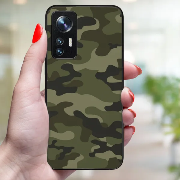 MY ART Ochranný kryt pre Xiaomi 12 Lite GREEN CAMO (235)