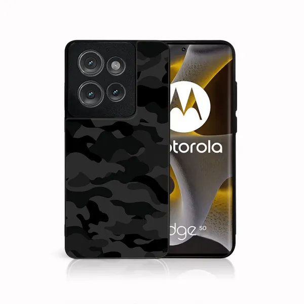 MY ART Ochranný kryt pre Motorola Edge 50 BLACK CAMO (234)