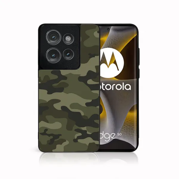 MY ART Ochranný kryt pre Motorola Edge 50 GREEN CAMO (235)