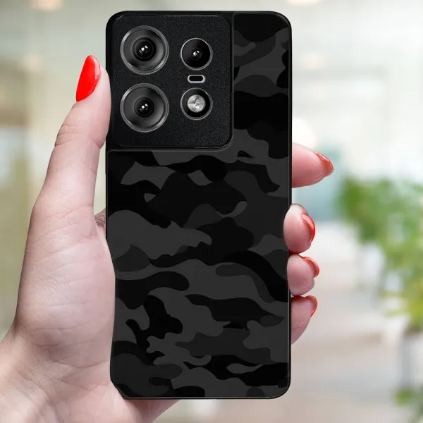 MY ART Ochranný kryt pre Motorola Edge 50 Pro BLACK CAMO (234)