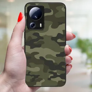 MY ART Ochranný kryt pre Xiaomi 13 Lite GREEN CAMO (235)