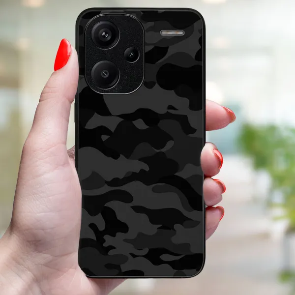 MY ART Ochranný obal pre Xiaomi Redmi Note 13 Pro+ 5G BLACK CAMO (234)