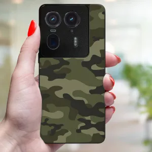 MY ART Ochranný kryt pre Motorola Edge 50 Ultra GREEN CAMO (235)
