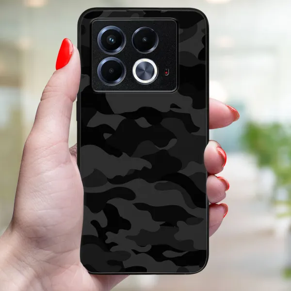 MY ART Ochranný kryt pre Infinix Note 40 BLACK CAMO (234)