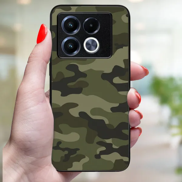 MY ART Ochranný kryt pre Infinix Note 40 Pro / 40 Pro+ 5G GREEN CAMO (235)