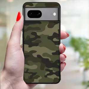 MY ART Ochranný kryt pre Google Pixel 8 GREEN CAMO (235)