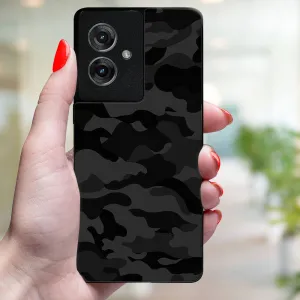 MY ART Ochranný kryt pre Motorola Moto G55 5G BLACK CAMO (234)