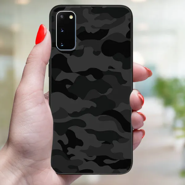 MY ART Ochranný kryt pre Samsung Galaxy S20 Plus BLACK CAMO (234)