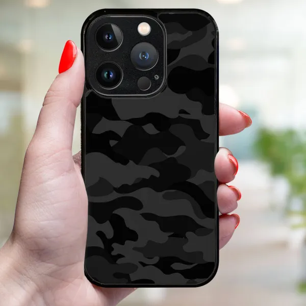 MY ART Ochranný kryt pre Apple iPhone 16 Pro Max BLACK CAMO (234)