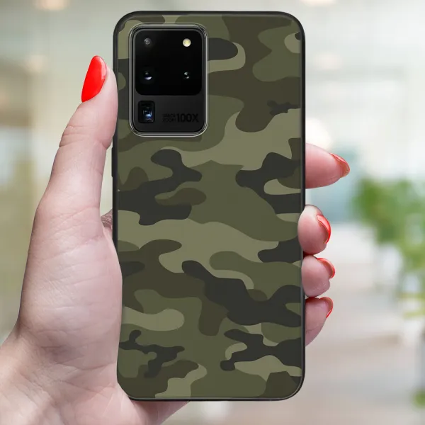 MY ART Ochranný kryt pre Samsung Galaxy S20 Ultra GREEN CAMO (235)