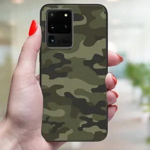 MY ART Ochranný kryt pre Samsung Galaxy S20 Ultra GREEN CAMO (235)