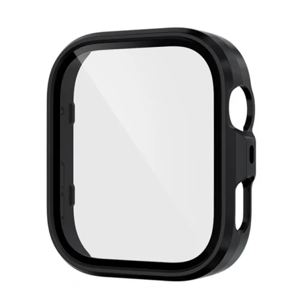 PC FULL COVER Plastový kryt so sklom pre Huawei Watch Fit 4 Pro čierny