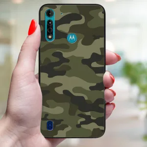 MY ART Ochranný kryt pre Motorola Moto G8 Power Lite GREEN CAMO (235)