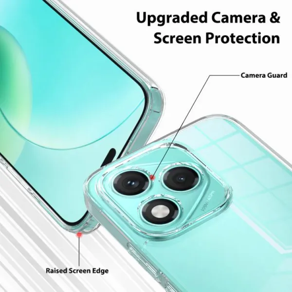 SHOCK Extra odolný kryt Honor 400 Lite 5G priehľadný