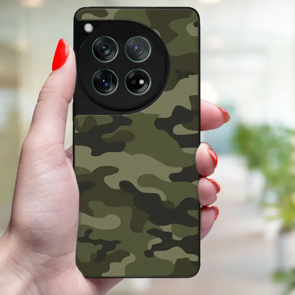 MY ART Ochranný kryt pre OnePlus 12 GREEN CAMO (235)