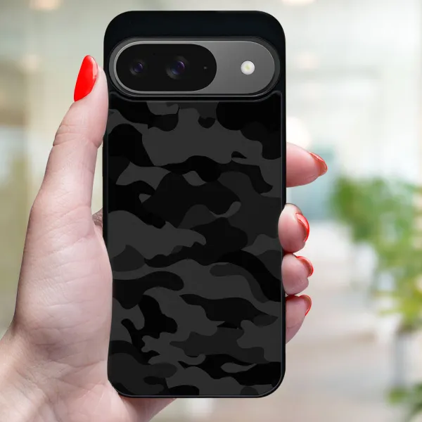 MY ART Ochranný kryt pre Google Pixel 9 BLACK CAMO (234)